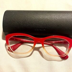 Prada Red Glasses